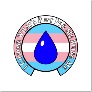 NMCIT - Water Symbol, Outlined Posters and Art